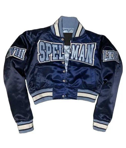 Spelman College Cropped Varsity Jacket