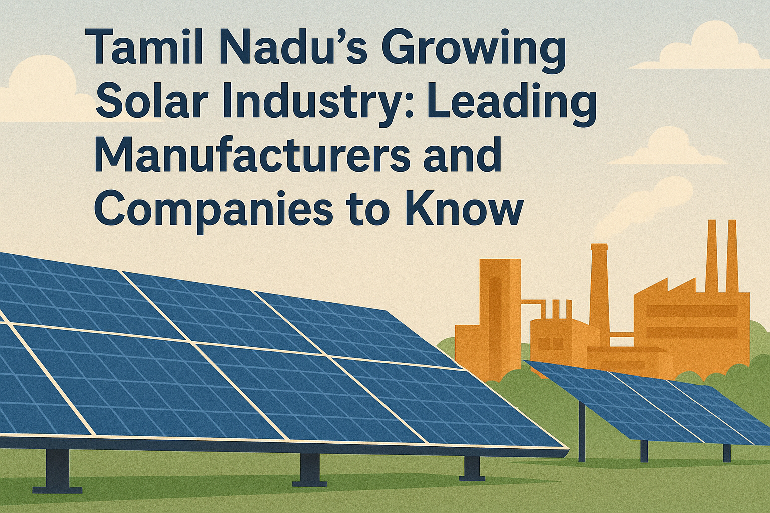 Tamil Nadu’s Growing Solar Industry: Leading Manufacturers and Companies to Know